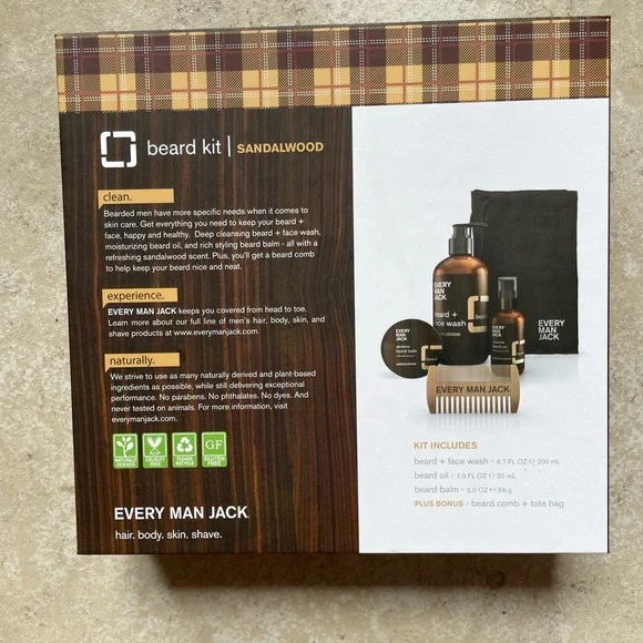 Beard Kit - Brown - Picture 2 of 3